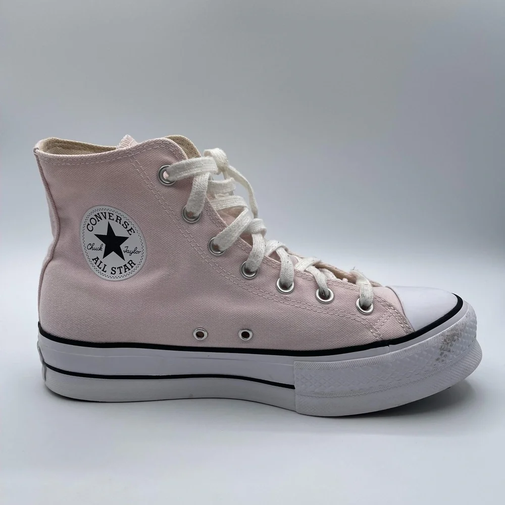 Converse Chuck Taylor All Star Lift Decade Pink High Top Platform Shoes 9.5 - Picture 2 of 7
